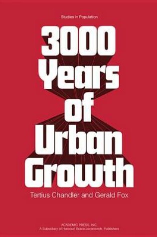 Cover of 3000 Years of Urban Growth