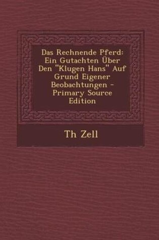 Cover of Das Rechnende Pferd