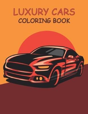 Book cover for Luxury Car Coloring Book