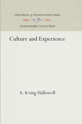 Book cover for Culture & Experience Pb