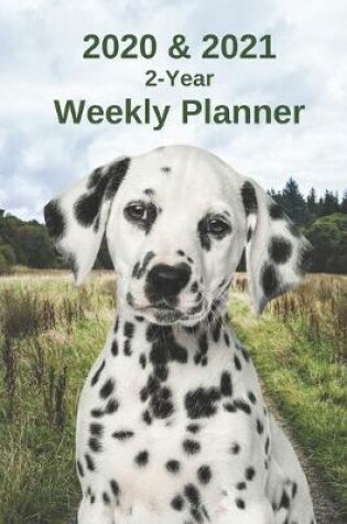 Cover of 2020 & 2021 Weekly Planner - Two Year Appointment Book Gift - Two-Year Agenda Notebook For Dalmatian Dog Owners