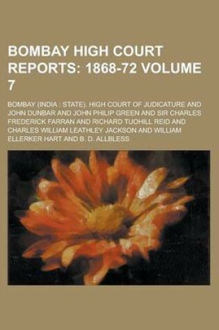 Cover of Bombay High Court Reports Volume 7