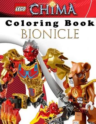 Book cover for Lego Bionicle & Lego Chima Coloring Book