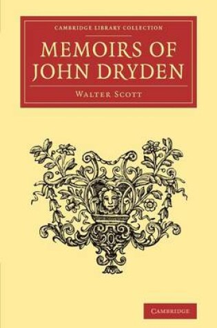 Cover of Memoirs of John Dryden