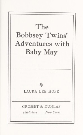 Book cover for Bobbsey Twins 00: Adventures of Baby M