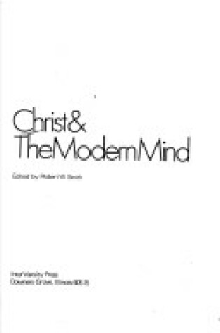 Cover of Christ and the Modern Mind