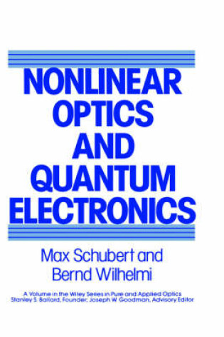 Cover of Nonlinear Optics and Quantum Electronics