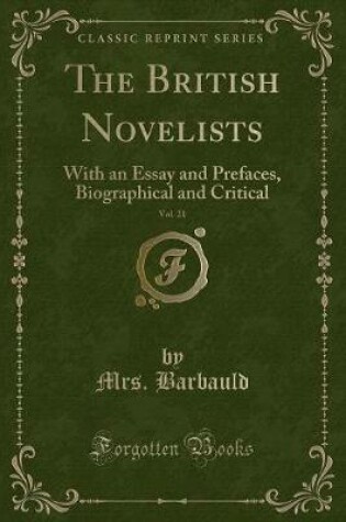 Cover of The British Novelists, Vol. 21