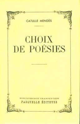 Book cover for Choix de Poesies