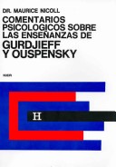 Book cover for Comentarios Psicologicos - Gurdjief Ouspensky V.1