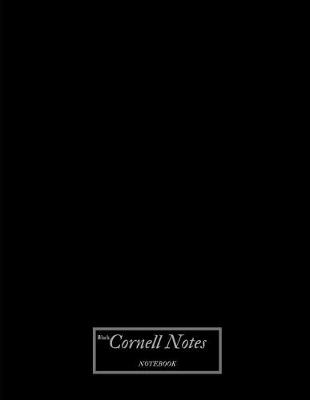 Book cover for Black Cornell Notes Notebook