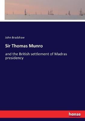 Book cover for Sir Thomas Munro