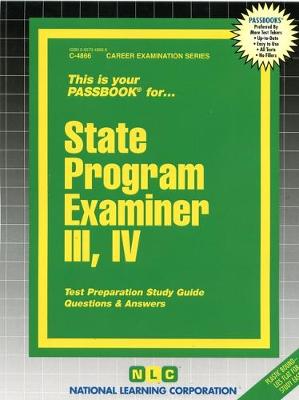 Book cover for State Program Examiner III, IV