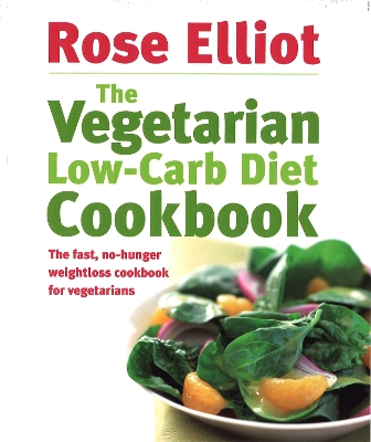 Book cover for The Vegetarian Low-Carb Diet Cookbook