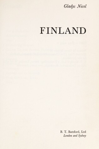 Cover of Finland