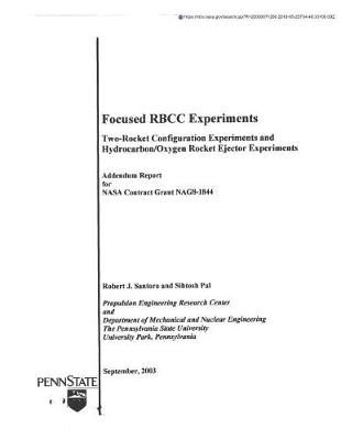 Book cover for Focused Rbcc Experiments