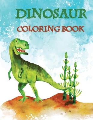 Book cover for Dinosaur Coloring Book