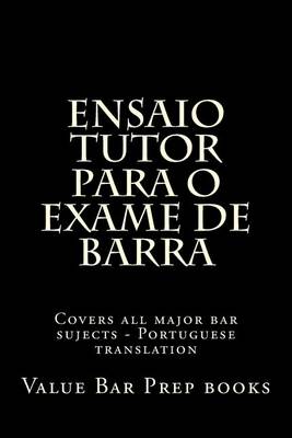 Book cover for Ensaio Tutor Para O Exame de Barra