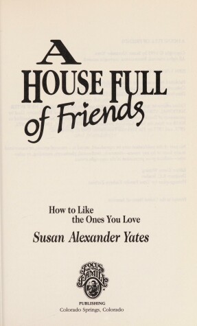 Book cover for House Full of Friends