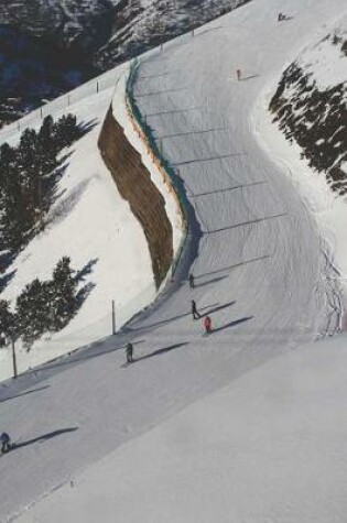 Cover of Ski Slope at a Ski Resort Winter Sports Journal