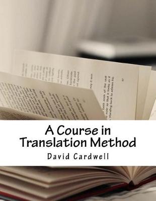 Book cover for A Course in Translation Method