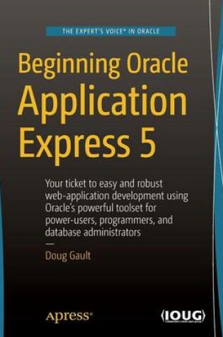 Cover of Beginning Oracle Application Express 5