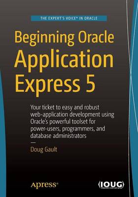 Book cover for Beginning Oracle Application Express 5