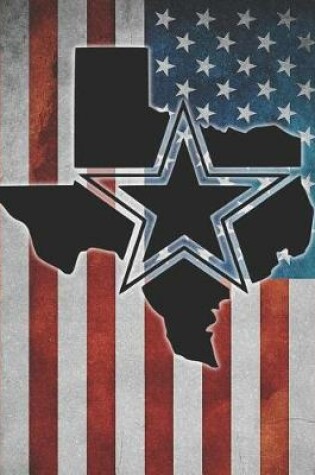 Cover of Texas Star American Flag Journal Notebook