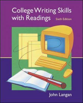 Book cover for College Writing Skills with Readings