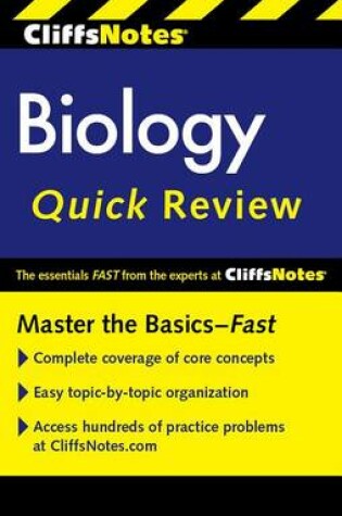 Cover of Cliffsnotes Biology Quick Review Second Edition