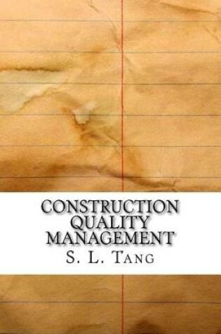Cover of Construction Quality Management