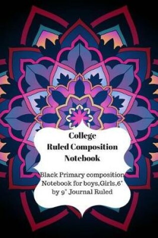 Cover of College Ruled Composition Notebook