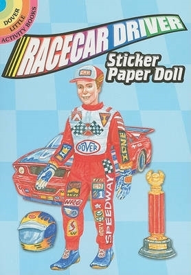 Cover of Racecar Driver Sticker Paper Doll