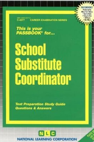 Cover of School Substitute Coordinator