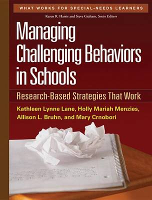 Book cover for Managing Challenging Behaviors in Schools