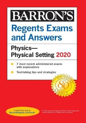 Cover of Regents Exams and Answers: Physics--Physical Setting 2020