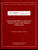 Book cover for Relationship Between Pavement Surface Texture and Highway Traffic Noise