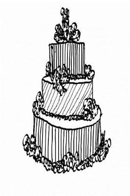 Book cover for Wedding Journal Wedding Cake Sketch