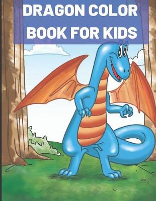 Book cover for Dragon Coloring Book for Kids