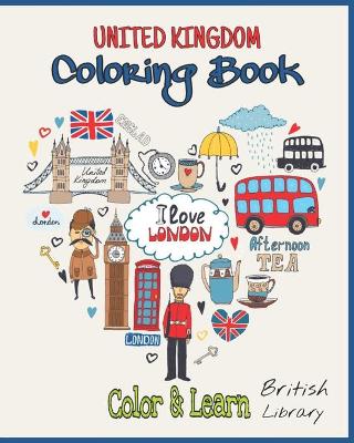 Book cover for United Kingdom Coloring Book