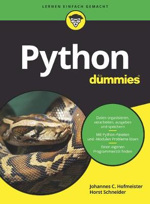 Book cover for Python für Dummies