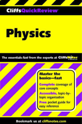 Cover of CliffsQuickReview Physics