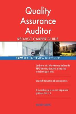 Book cover for Quality Assurance Auditor Red-Hot Career Guide; 1279 Real Interview Questions