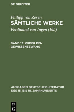 Cover of Wider den Gewissenszwang