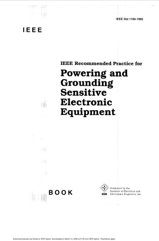 Cover of IEEE STD 1390-1995