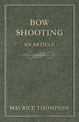 Book cover for Bow Shooting - An Article