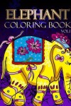 Book cover for Elephant Coloring Book