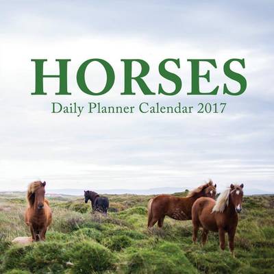 Book cover for Horses Daily Planner Calendar 2017
