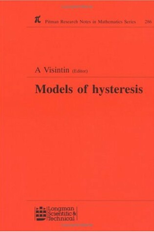 Cover of Models of Hysteresis