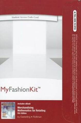 Cover of MyFashionKit with Pearson eText -- Access Code -- for Merchandising Mathematics for Retailing